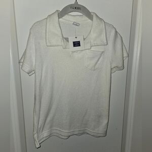 Boys Janie & Jack white polo